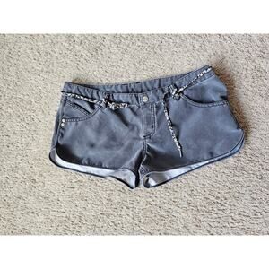 Roxy Women's Black Shorts Floral Belt RN 114199 Size 7 beachwear